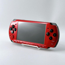 Console portable Sony PSP 3000 rouge noir système testé au Japon avec chargeur