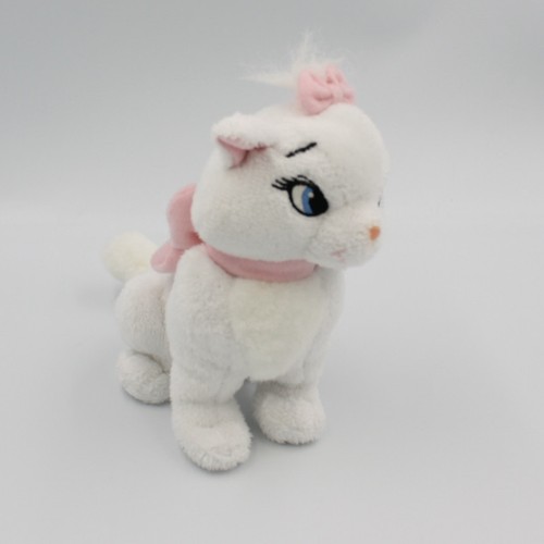 Peluche chat blanc - marie, les
