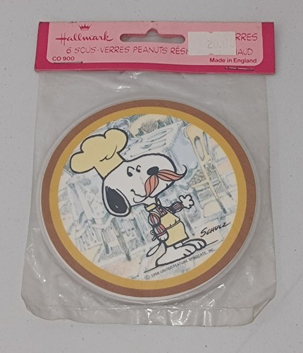 Lot sous verres snoopy - 6,