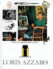  publicité Advertising 0522 1992  Loris Azzaro   Acteur de sa vie on ferait film