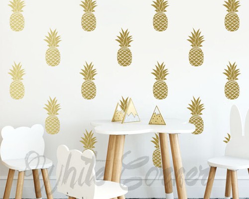 Pineapple wall decals - wall,