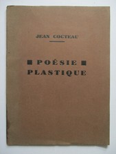 COCTEAU Jean - Poésie Plastique Catalogue Objets Dessins Galerie 4 Chemins 1926