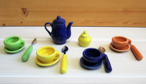 Service café miniature - service, à