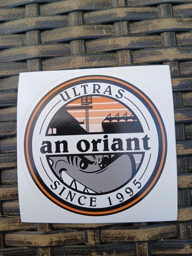 Autocollant foot lorient - autocollant,