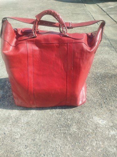 Sac voyage cuir rouge - voyage, en