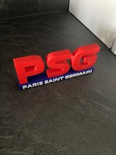 Logo Foot Paris PSG 3D, bleu