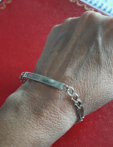Gourmette bracelet maille - bracelet,