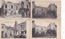 Lot of 4 old postcards
