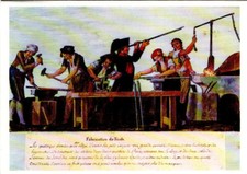 Menu Air France Ligne Djibouti-Paris bicentenaire de la révolution française