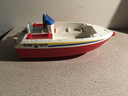 Playmobil bateau pompier
