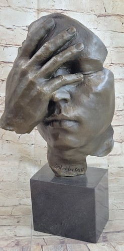 Réflexion statue bronze - réflexion,