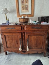 Ancien Buffet d'époque 18 eme siècle en chene massif sculpté