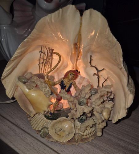 Lampe années coquillages - 60,