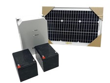 Installation solaire Somfy pour portes de garage B-WARE