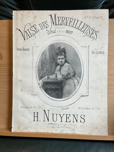 Lecocq valse des merveilleuses - valse,