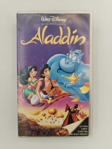 Aladdin cassette vidéo film - cassette,