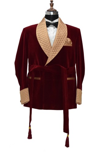 Hommes bordeaux fumer - hommes,