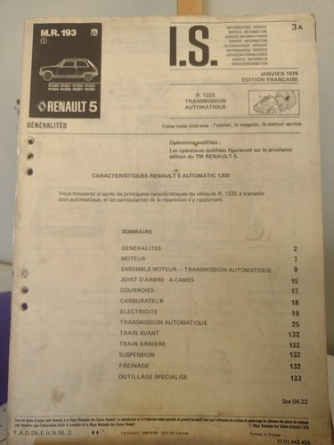 Manuel réparation renault - de,