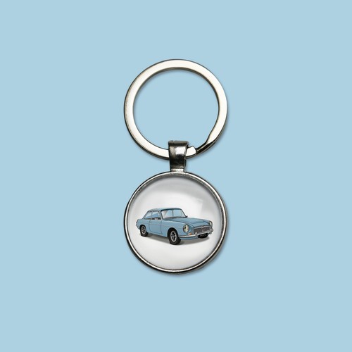 Porte clefs mgc bleu - porte-clefs,