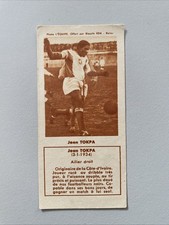Images Football BISCUITS REM / L’Equipe Jean TOPKA No Panini