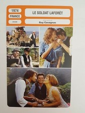 CARTE FICHE CINEMA 1974 LE SOLDAT LAFORET Roger Van Hool Catherine Rouvel Franci