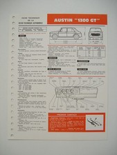 fiche technique RTA   AUSTIN