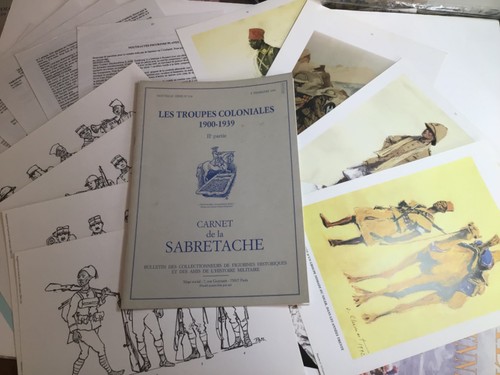 Livret carnet sabretache - de, la