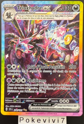 Carte pokemon trioxhydre - carte,