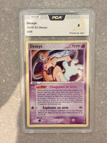 Carte pokémon deoxys 107 - pokémon,