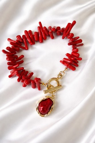 Bracelet acier doré - ,