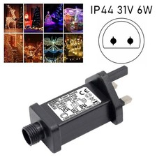 2X Adaptateur Alimentation 31V 6W Transformateur Noël LED Fée Lumière IP20 Prise