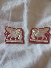  Paire de Lions Italiens de la Division San Marco et Diecima Mas RSI WW2
