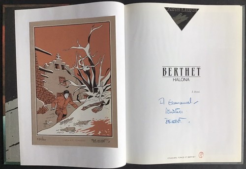 Halona par berthet ex - halona, ex-libris