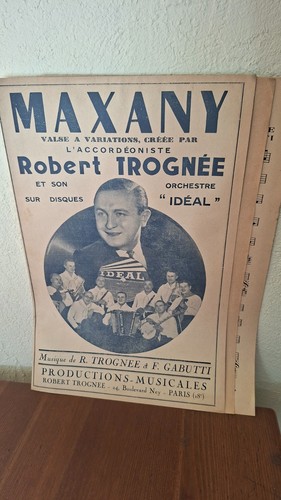 Partition maxany accordéon - partition,