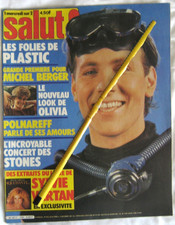 SALUT 159 Complet avec poster attaché  : ABBA , VARTAN , WILDE , CLASH , STONES