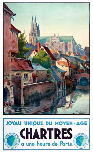 Affiche chemin fer état - fer,