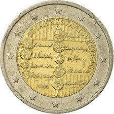 [#751851] Autriche, 2 euros, 2005, EF (40-45), bi-métallique, KM:3124