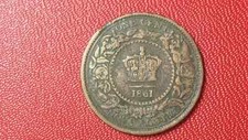 1 cent Nova Scotia 1861 - Province Canada - Victoria - KM# 8
