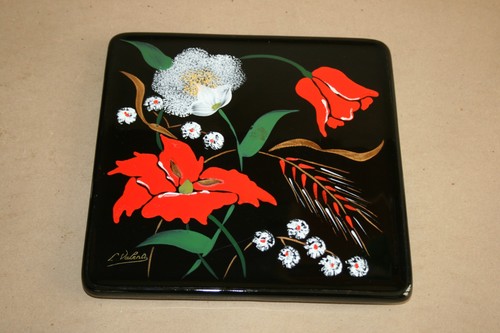 Dessous plat ancien en - plat,