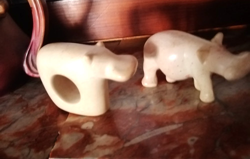 Figurine hippopotames - figurine, 2