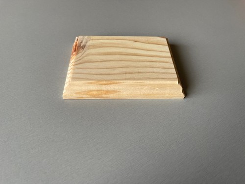 Socle bois brut pour - en,