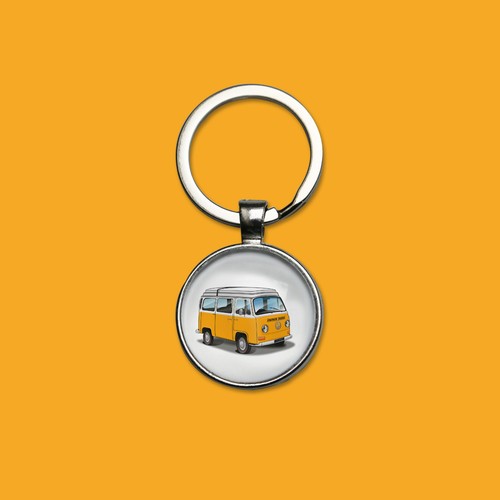 Porte clefs combi westfalia - porte-clefs,