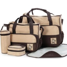 Sac à langer 5 en 1, sac à langer pour bébé, sac à main pour maman, sac à dos