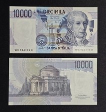 ITALY (P.112B) 10000 LIRE 1984