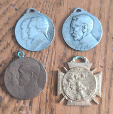 Lot 4 Médailles Thème WW1 Poilu /J12