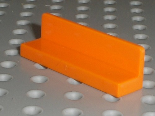 Lego orange panel 1x4x1 - lego,