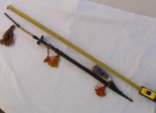 GRANDE PIPE  DE RESERVISTE ALLEMAND  EN CORNE , BOIS DE CERF ET PORCELAINE