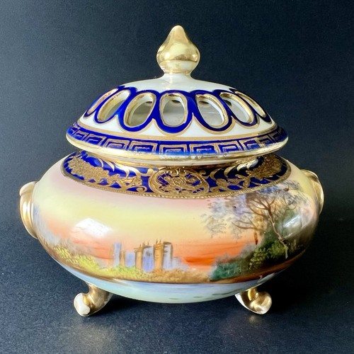 Pot pourri ancien porcelaine - ancien,