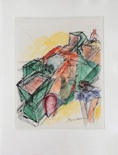 Jacques VILLON : Charrette et