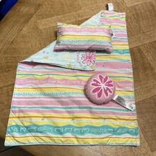 RARE American Girl Doll oreiller et couette Confiant, genre, Fier Loyal Oreiller